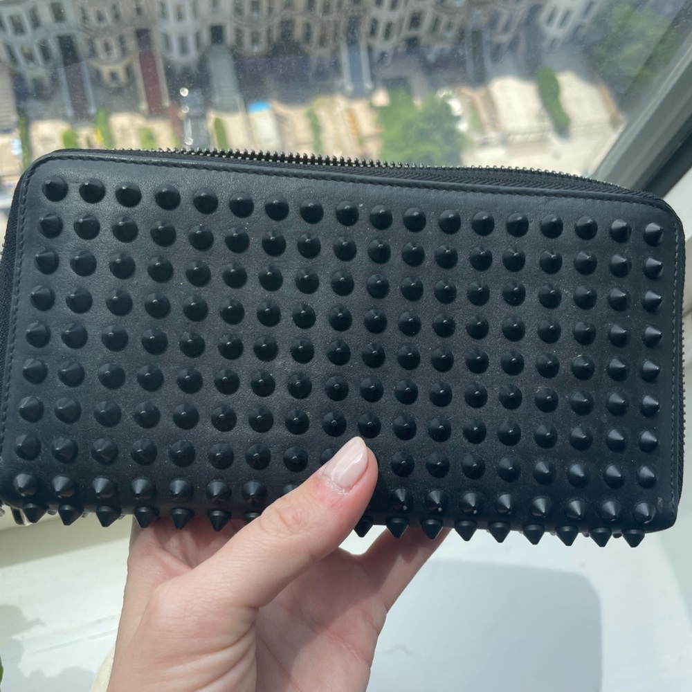 Christian louboutin spike wallet
